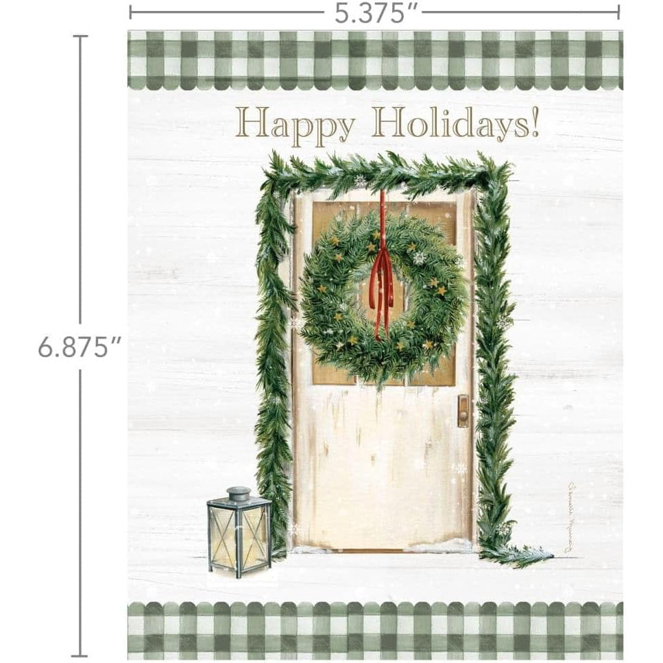 Lang Happy Holidays Festive Door Boxed Christmas Cards