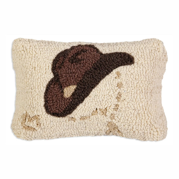 Howdy Ma'am Hooked Wool Cushion