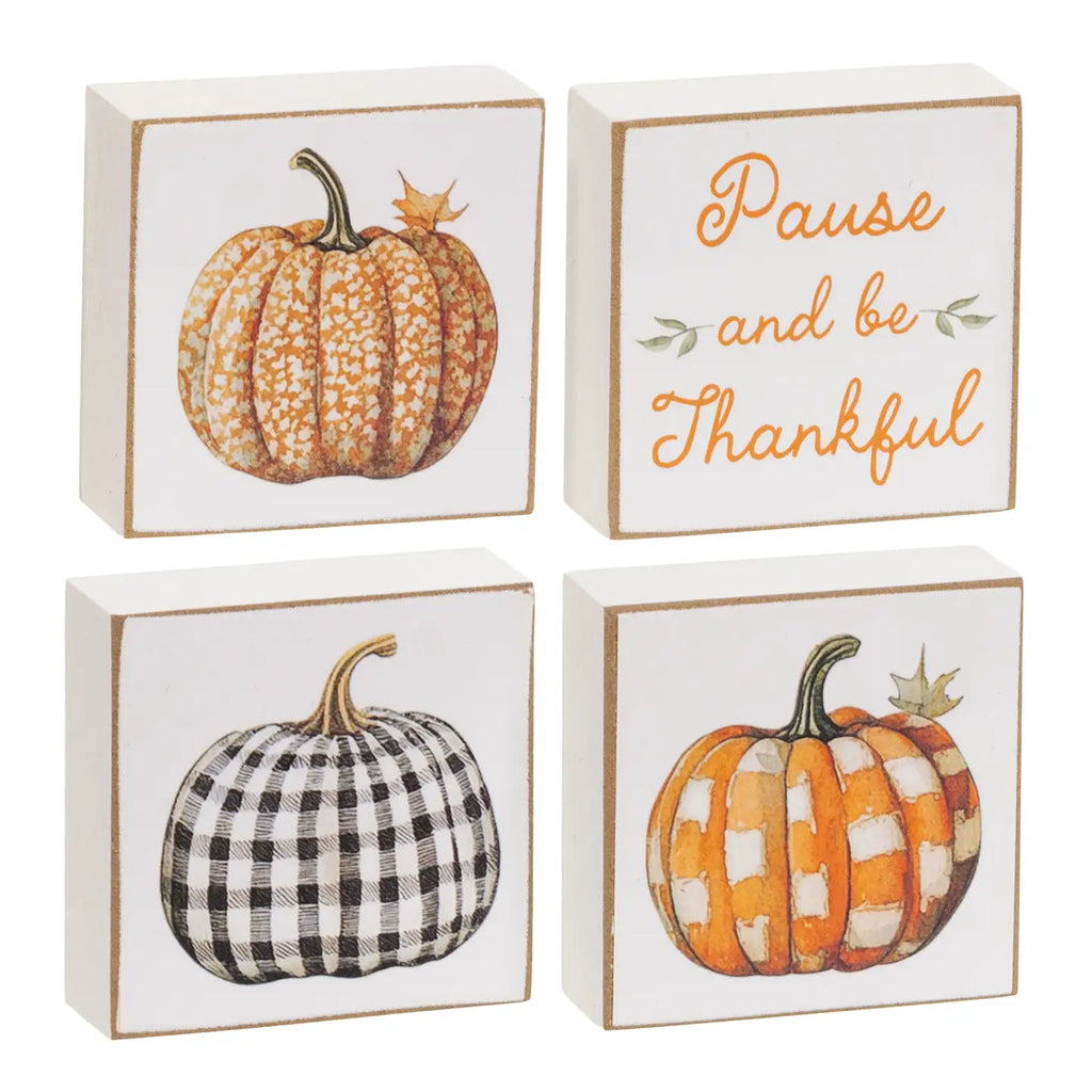 Pause and Be Thankful Block Set