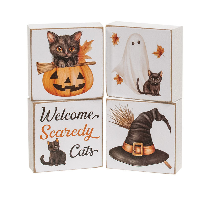 Welcome Scaredy Cat Block Set