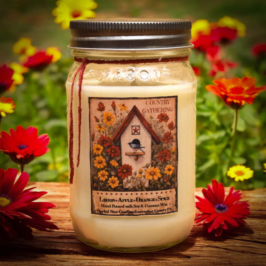 Country Gathering Soy Mason Jar Candle