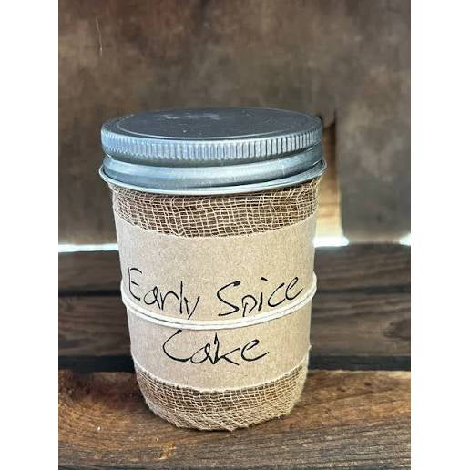 Early Spice Cake Primitive Jar Candle
