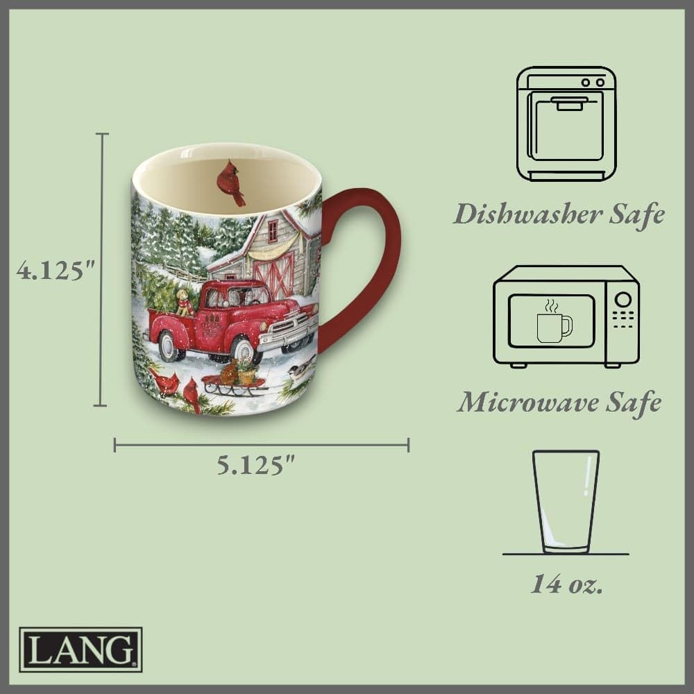 Lang Holiday Truck Mug & Box Set by Susan Winget