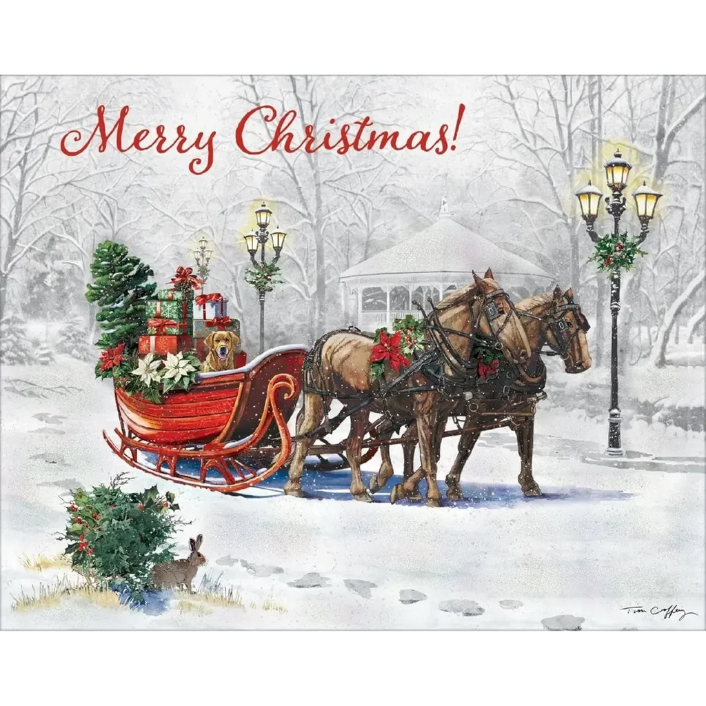 Lang Sleigh Bells Ring Boxed Christmas Cards