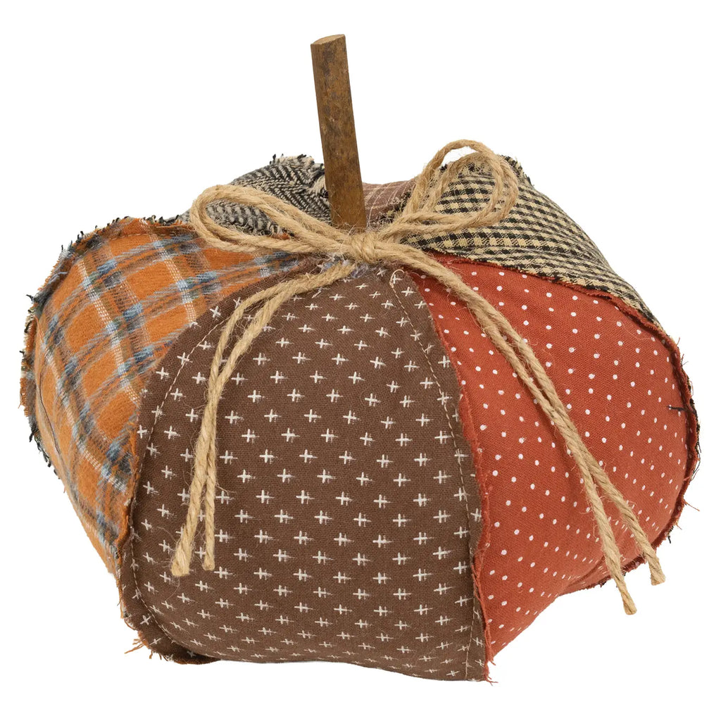 Stuffed Patchwork Pumpkin