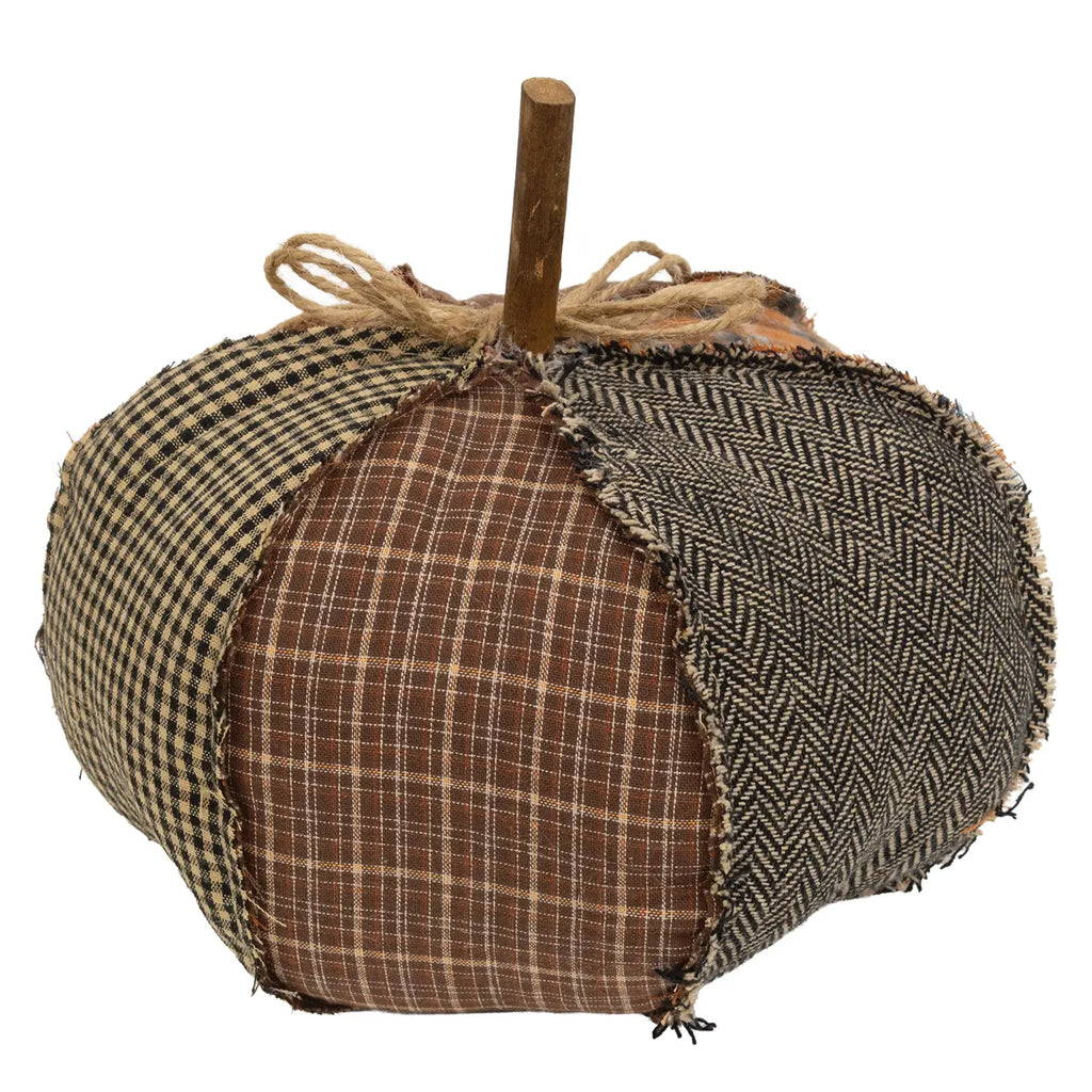 Stuffed Patchwork Pumpkin