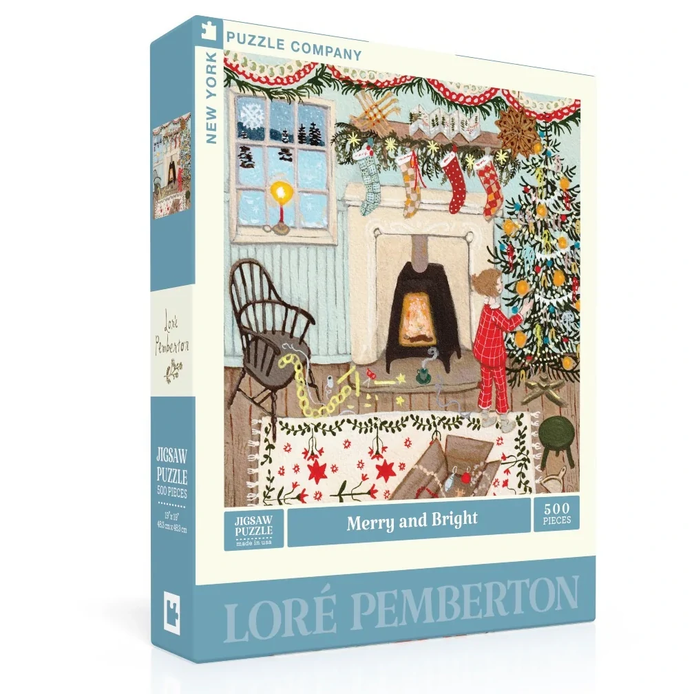 Merry and Bright 500 Piece Jigsaw Puzzle