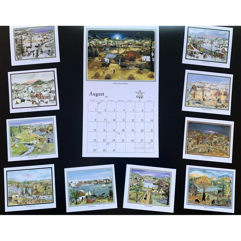 Will Moses 2027 Folk Art Calendar