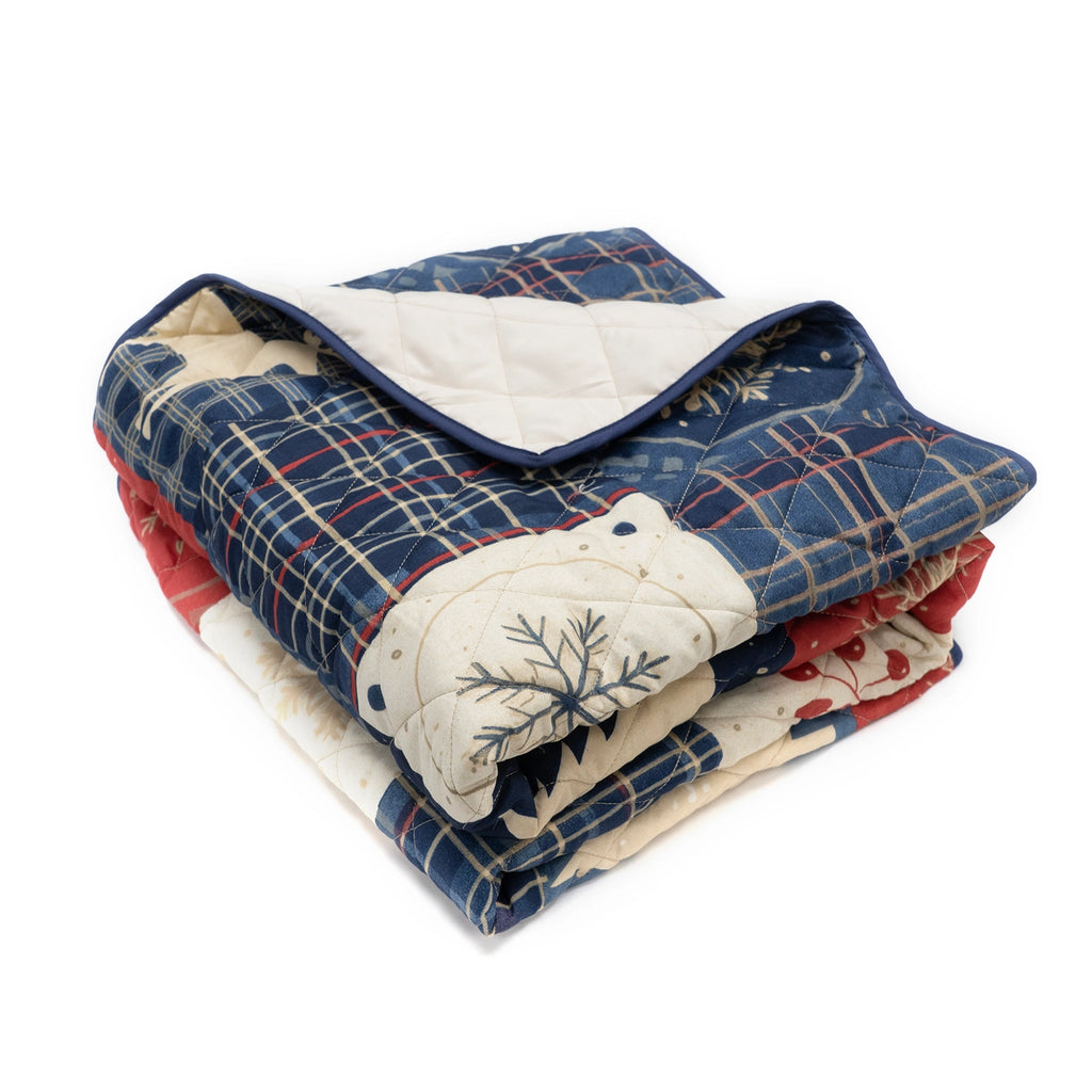 Noel Patch Lightweight Throw Quilt