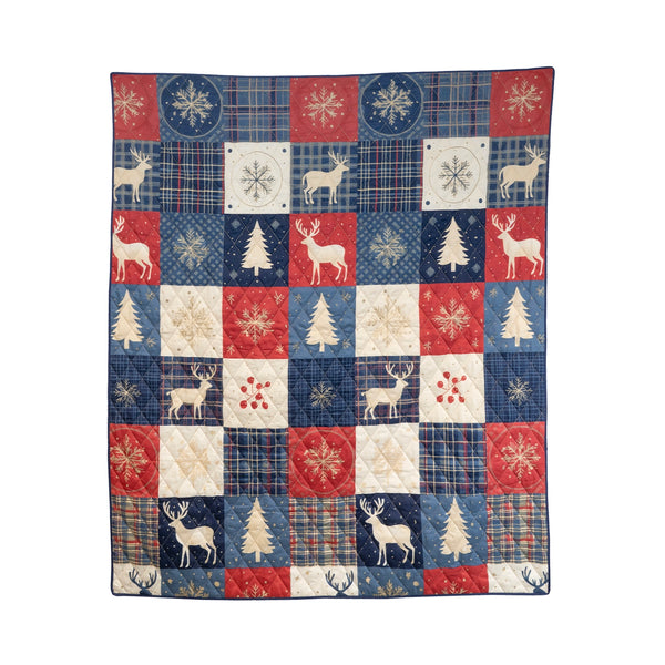 Noel Patch Lightweight Throw Quilt