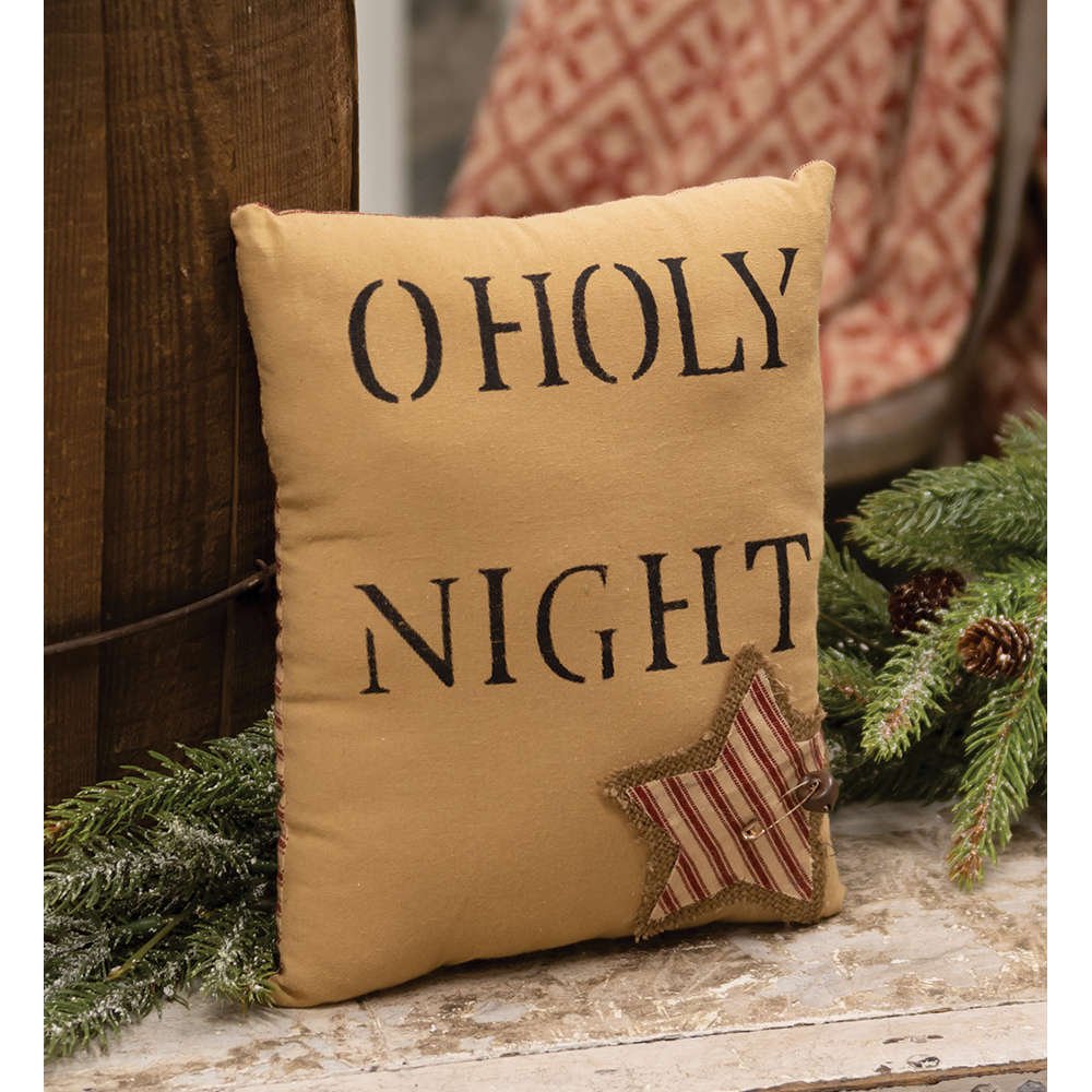 O Holy Night Primitive Cushion - Olde Glory