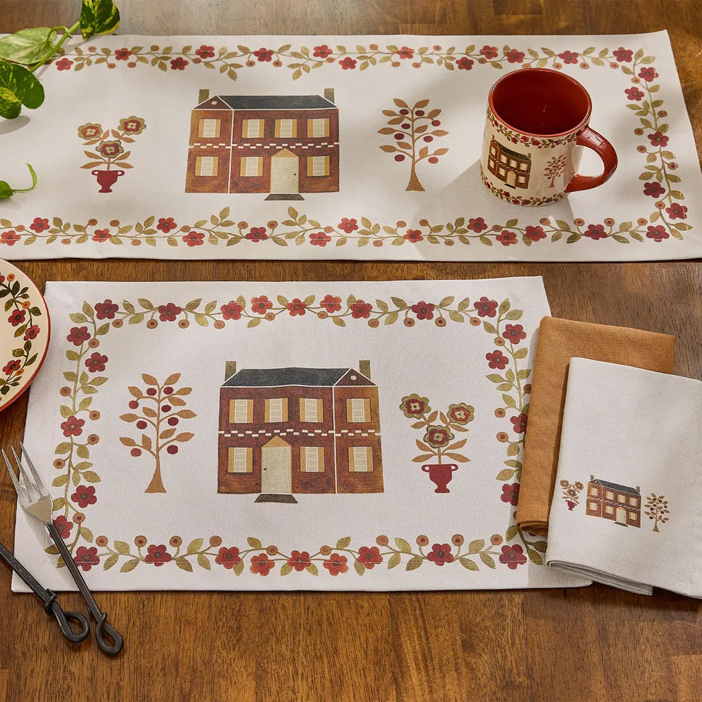 Cotswold Folk Table Runner