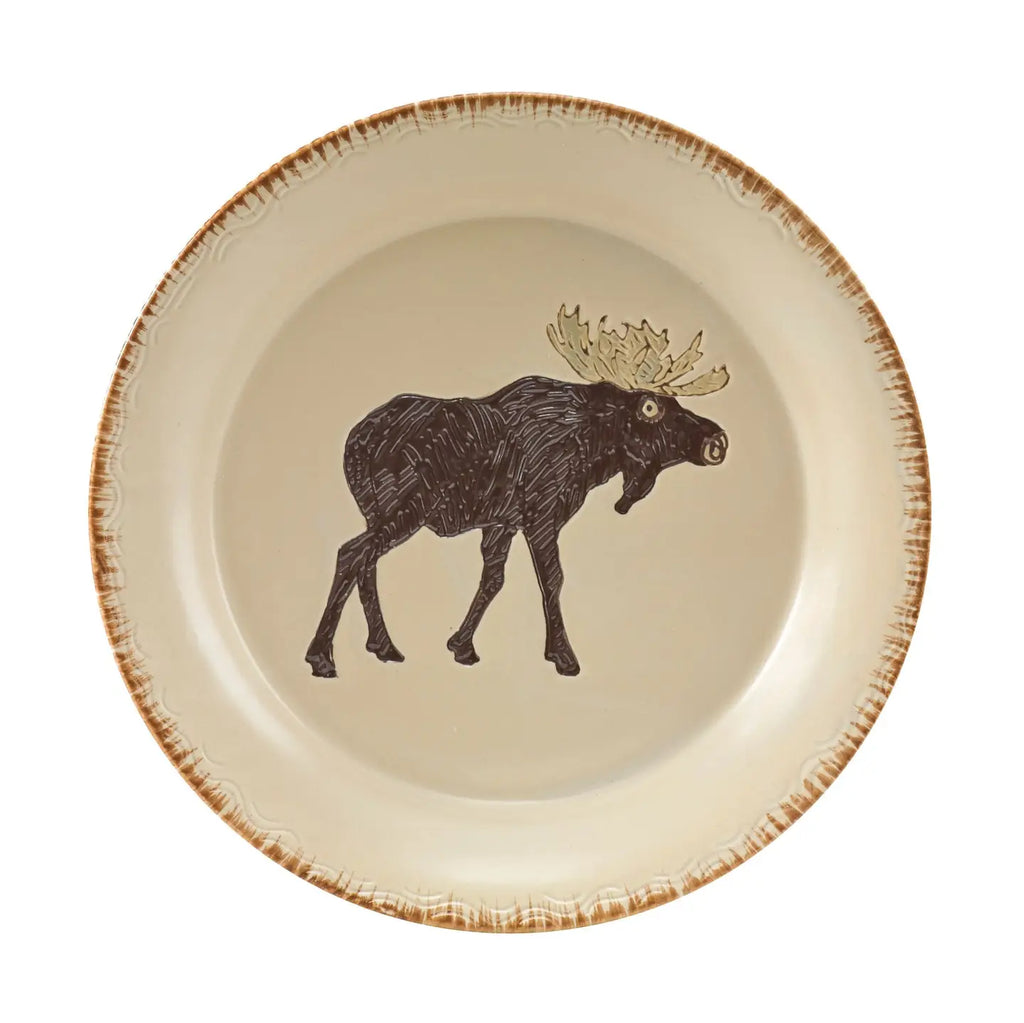 Rustic Lodge Moose Crockery
