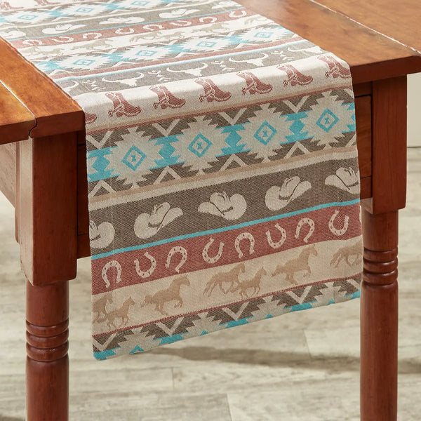 Ranch Jacquard Table Runner