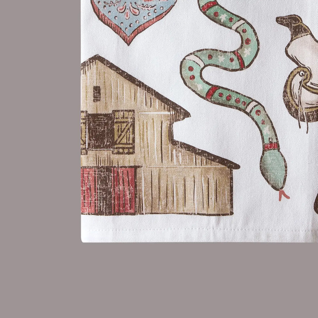 Country Western Kitchen Towel