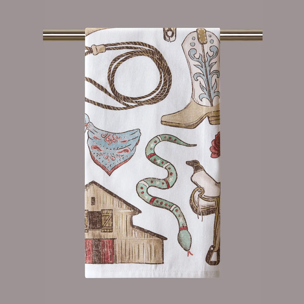 Country Western Kitchen Towel
