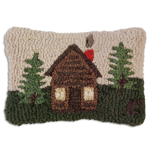 Rocky Hill Cabin Hooked Cushion - Olde Glory