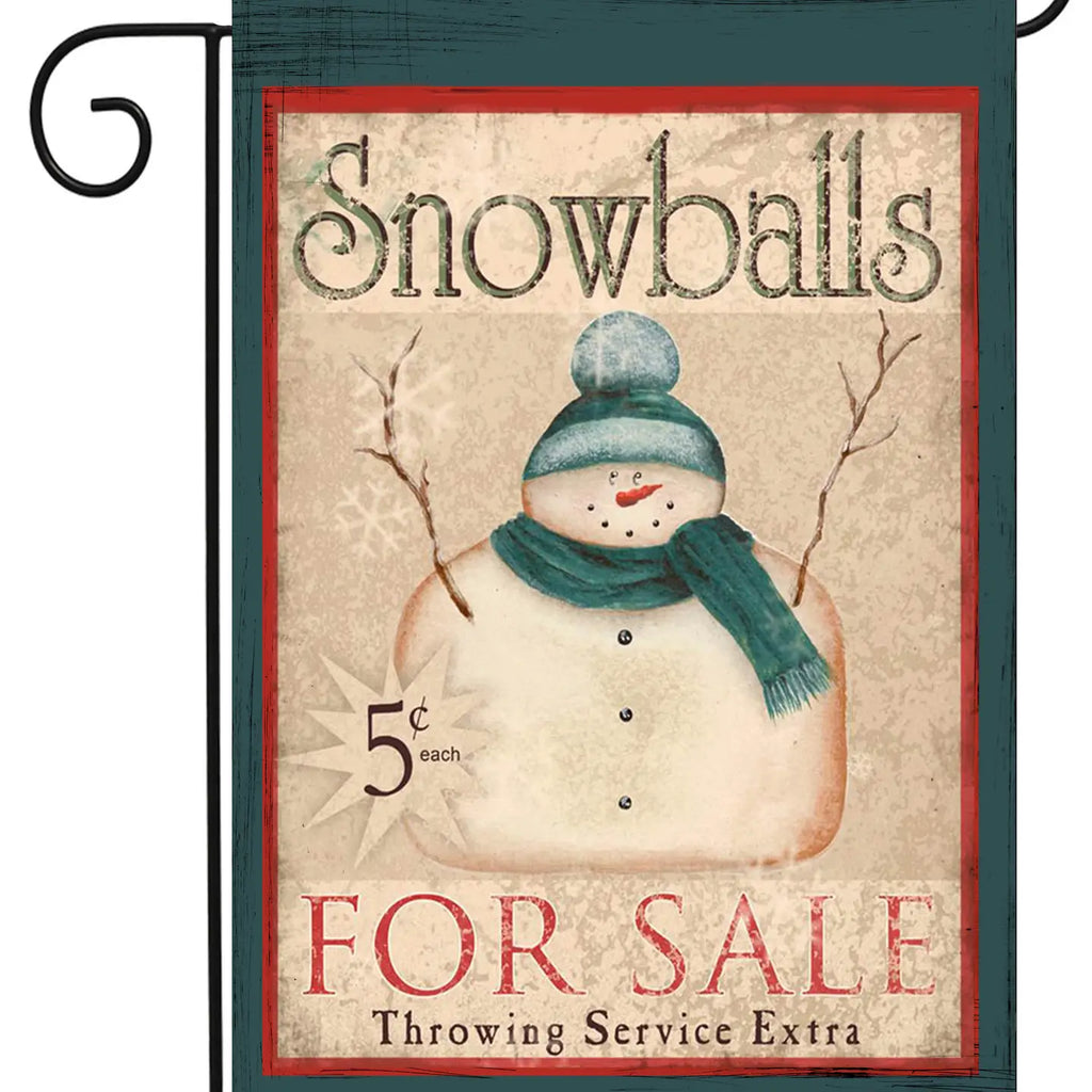 Snowballs for Sale Garden Flag