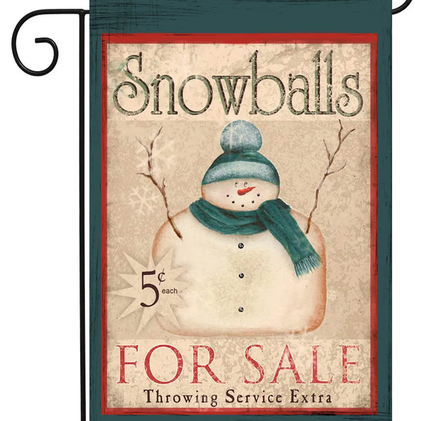 Snowballs for Sale Garden Flag