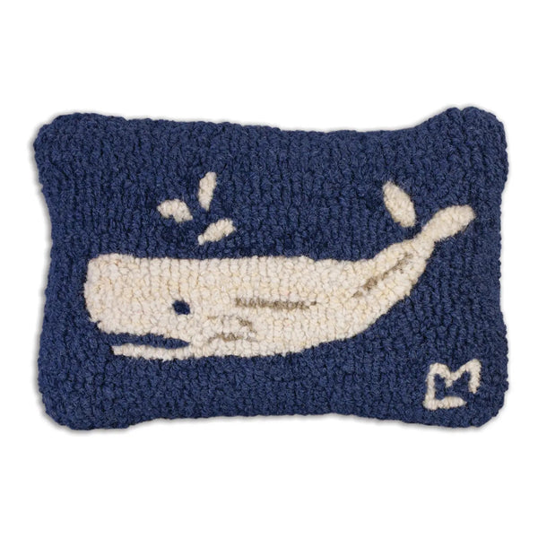 Spouting Whale Hooked Cushion - Olde Glory