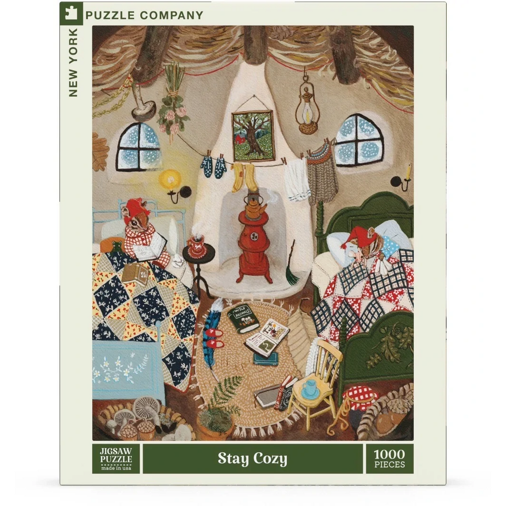 Stay Cozy 1000 Piece Jigsaw Puzzle by Loré Pemberton