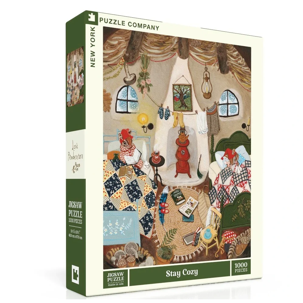 Stay Cozy 1000 Piece Jigsaw Puzzle by Loré Pemberton