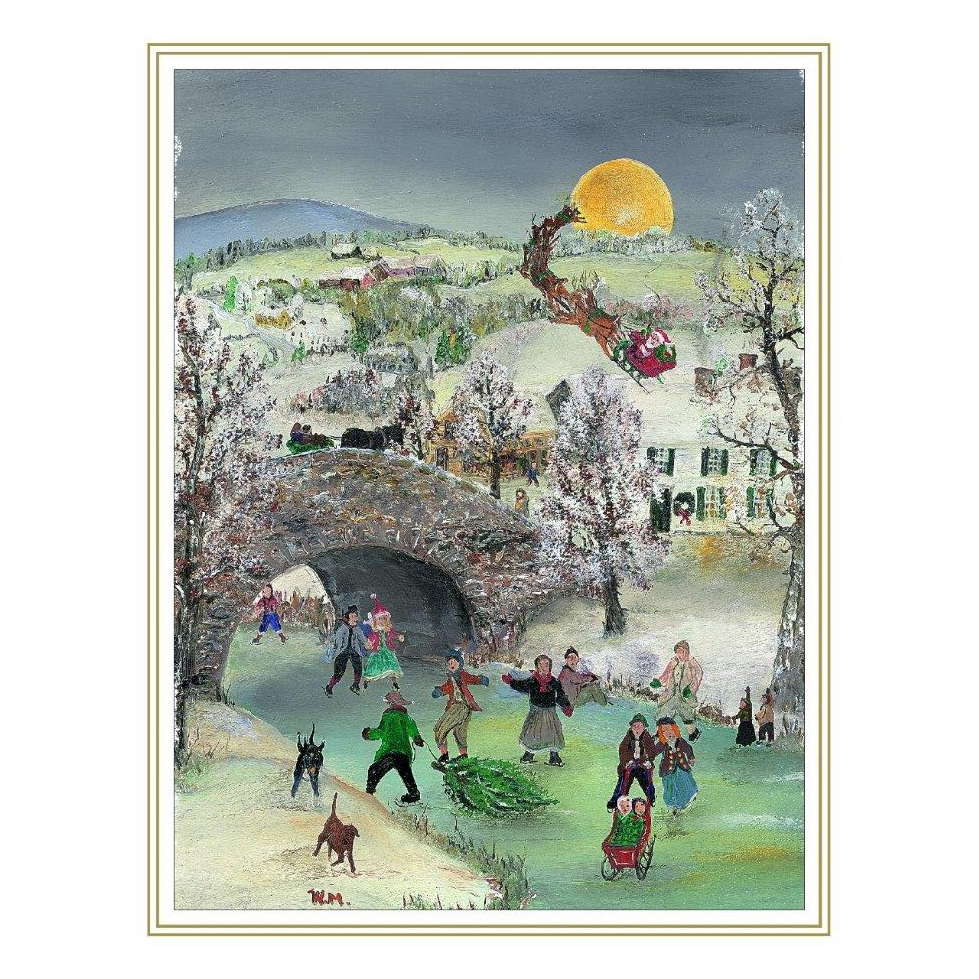 Will Moses Box of 24 Sugar Plum Christmas Card Collection