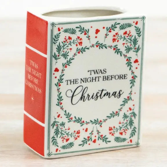 Book Vase "Twas The Night Before Christmas"