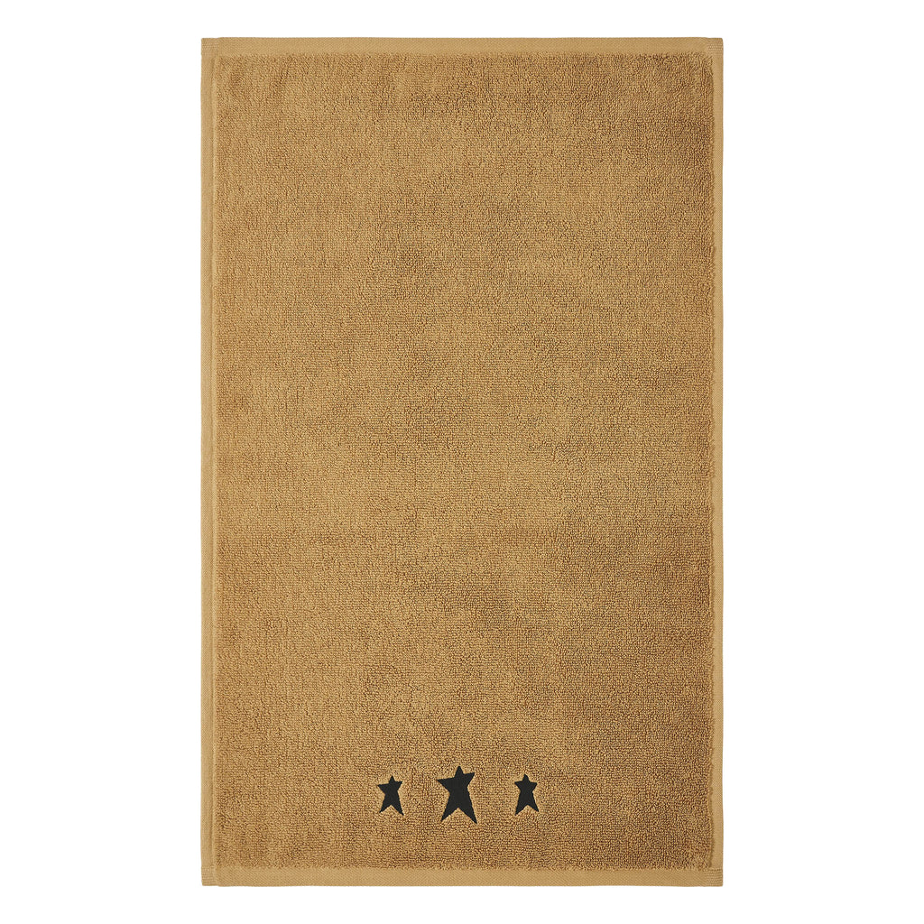 Black Primitive Stars Hand Towel