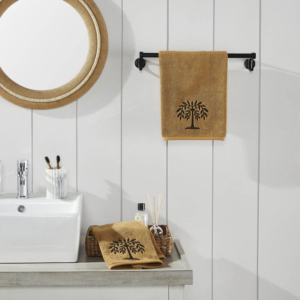 Primitive Willow Tree Hand Towel