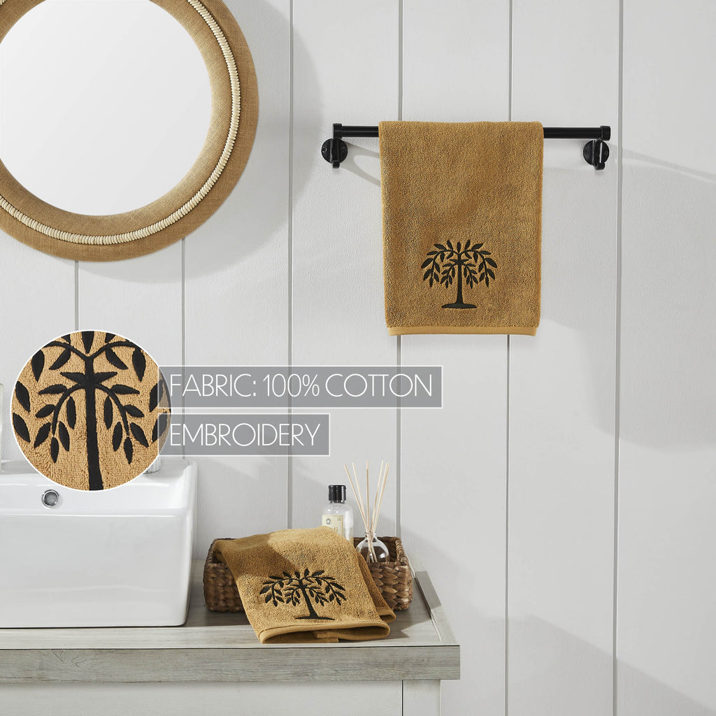 Primitive Willow Tree Hand Towel