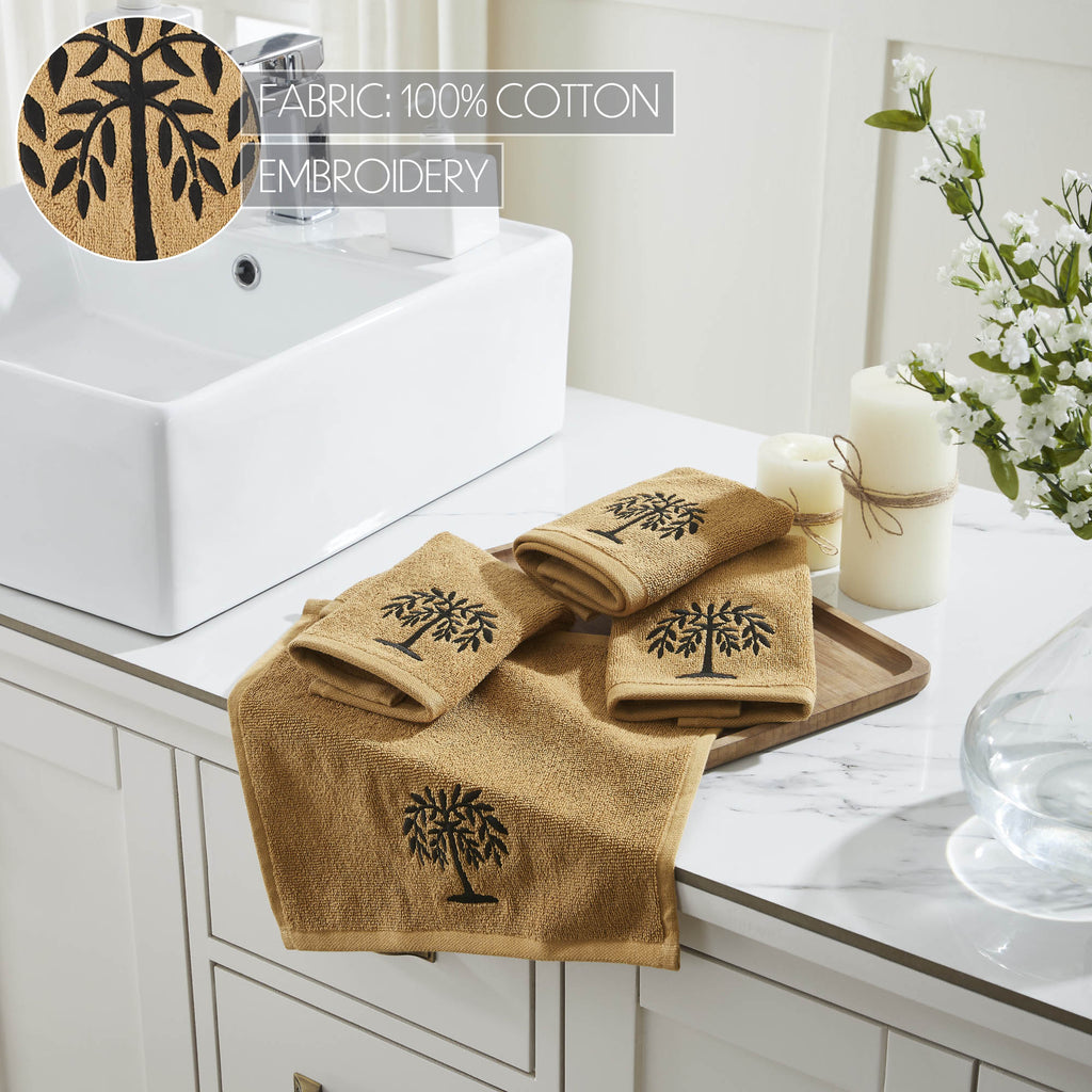 Primitive Willow Tree Face Cloth