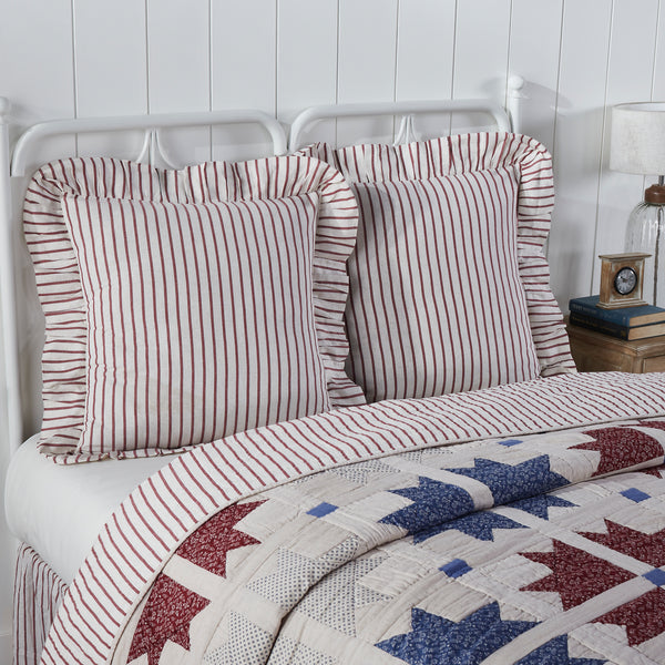 Celebration Striped Large Euro Sham
