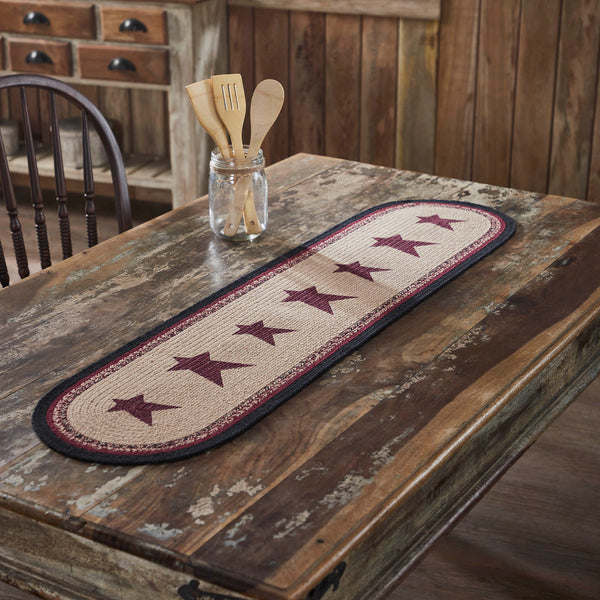 Connell Stars Braided Table Runner