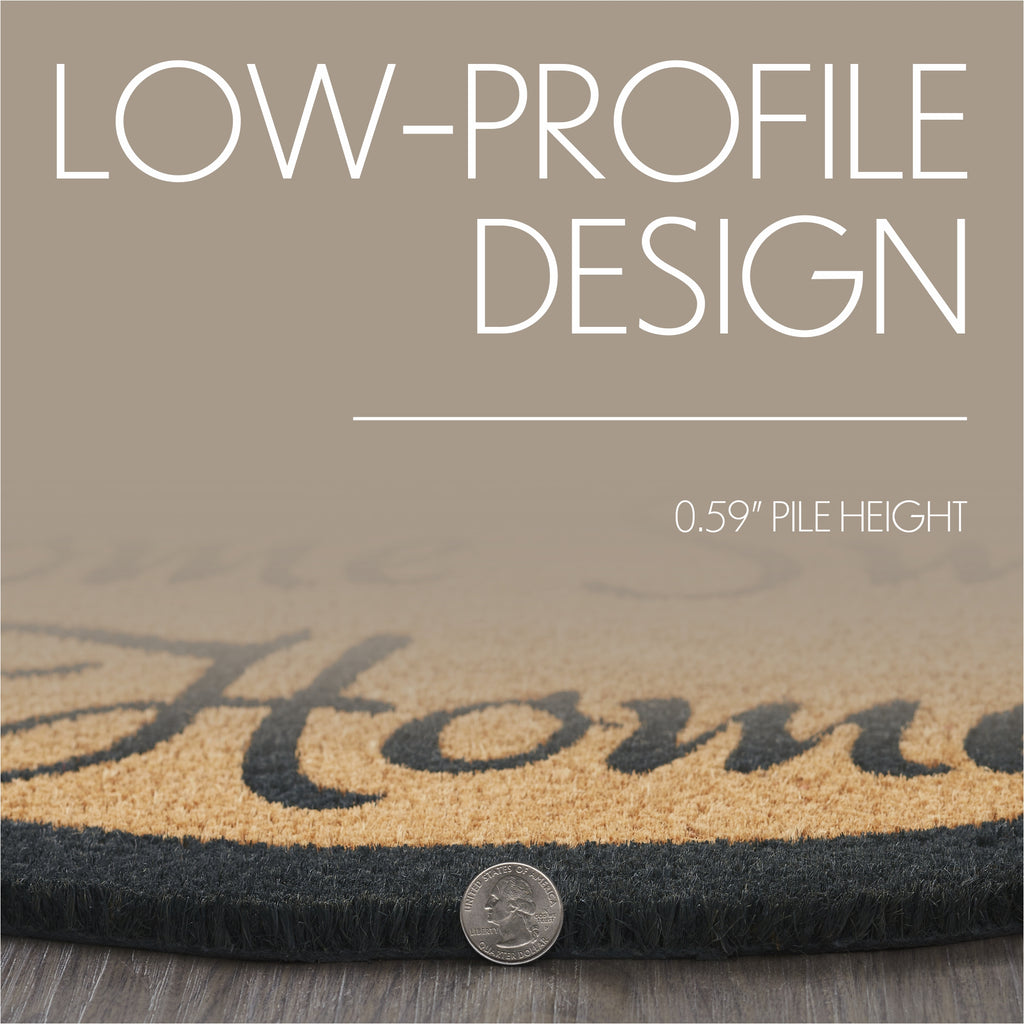 Home Sweet Home Half Circle Doormat