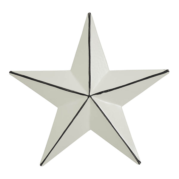 Cream Faceted 4" Barn Star