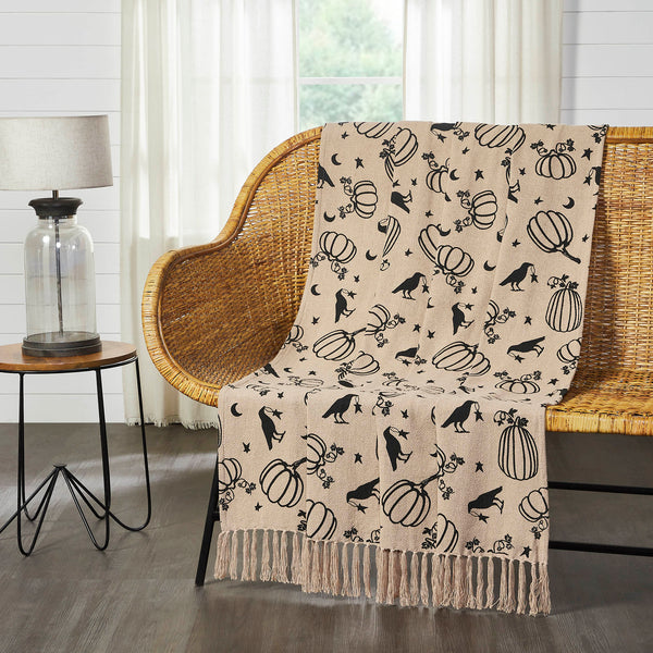 Harvest Farmhouse Woven Throw