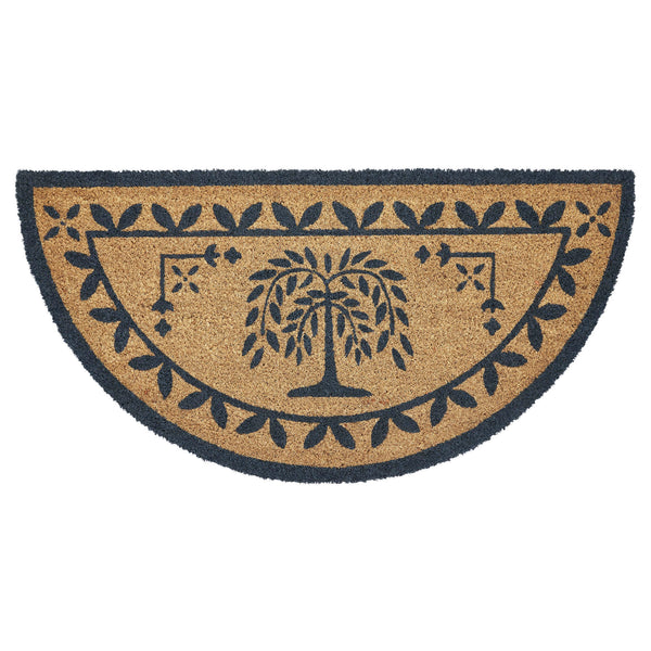 Willow Tree Half Circle Doormat