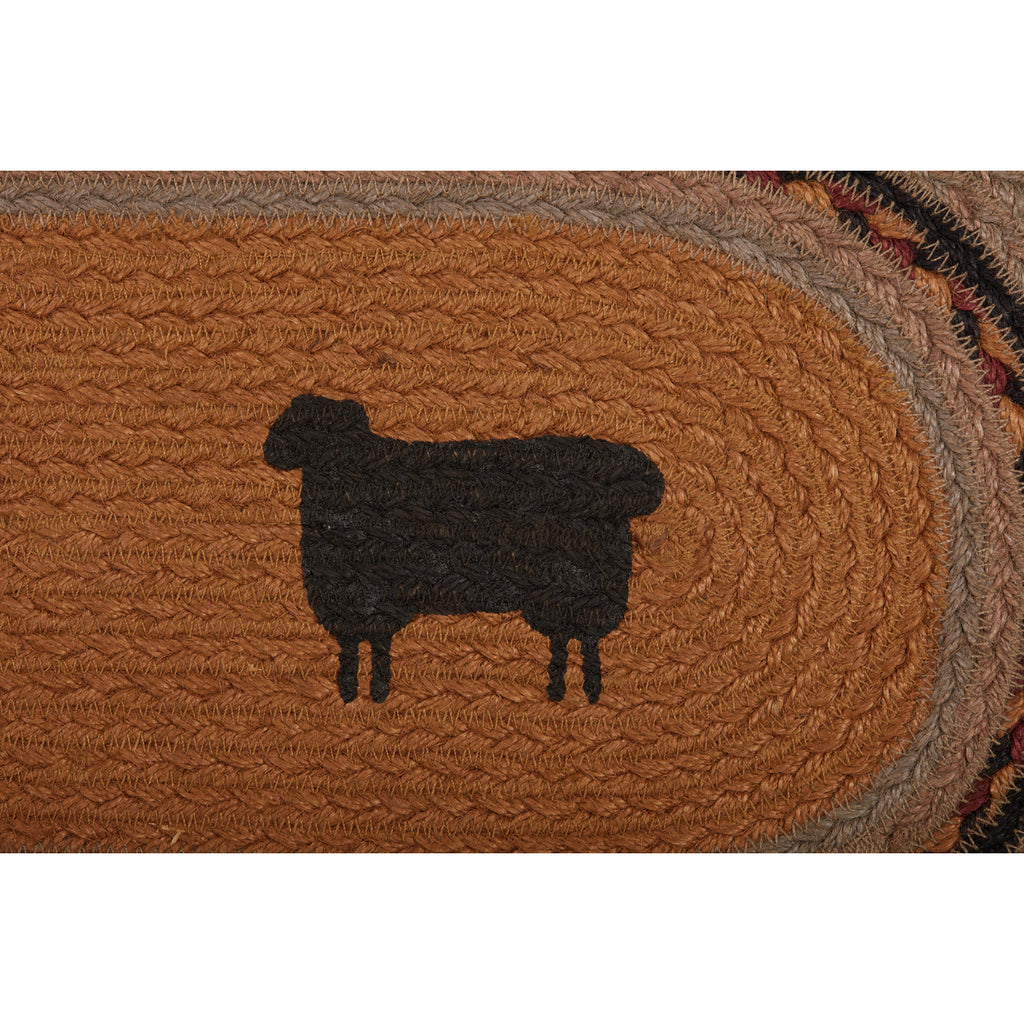 Heritage Farms Sheep Jute Table Runner