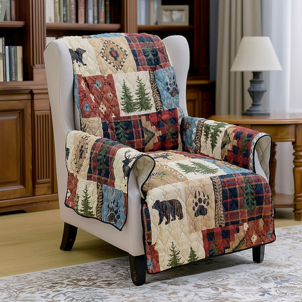 Woodland Patch Chair Cover