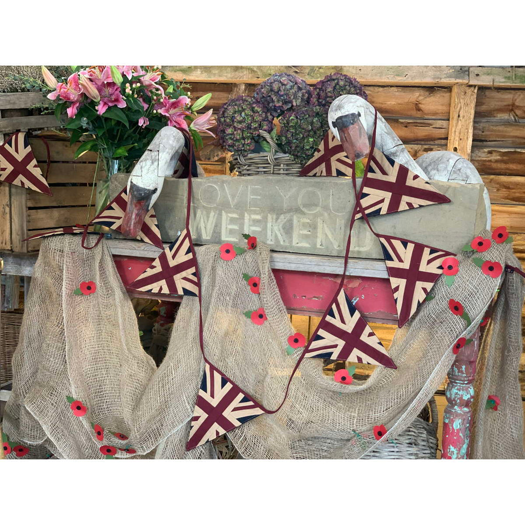 Vintage Style Union Jack Bunting Featured on ITV Love Your Weekend