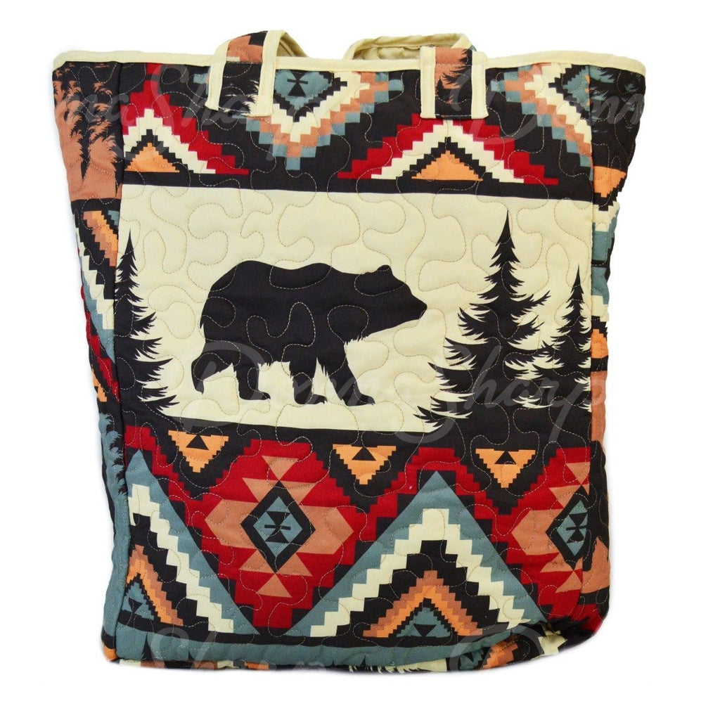 Bear Totem Microfibre Quilt Set - Olde Glory