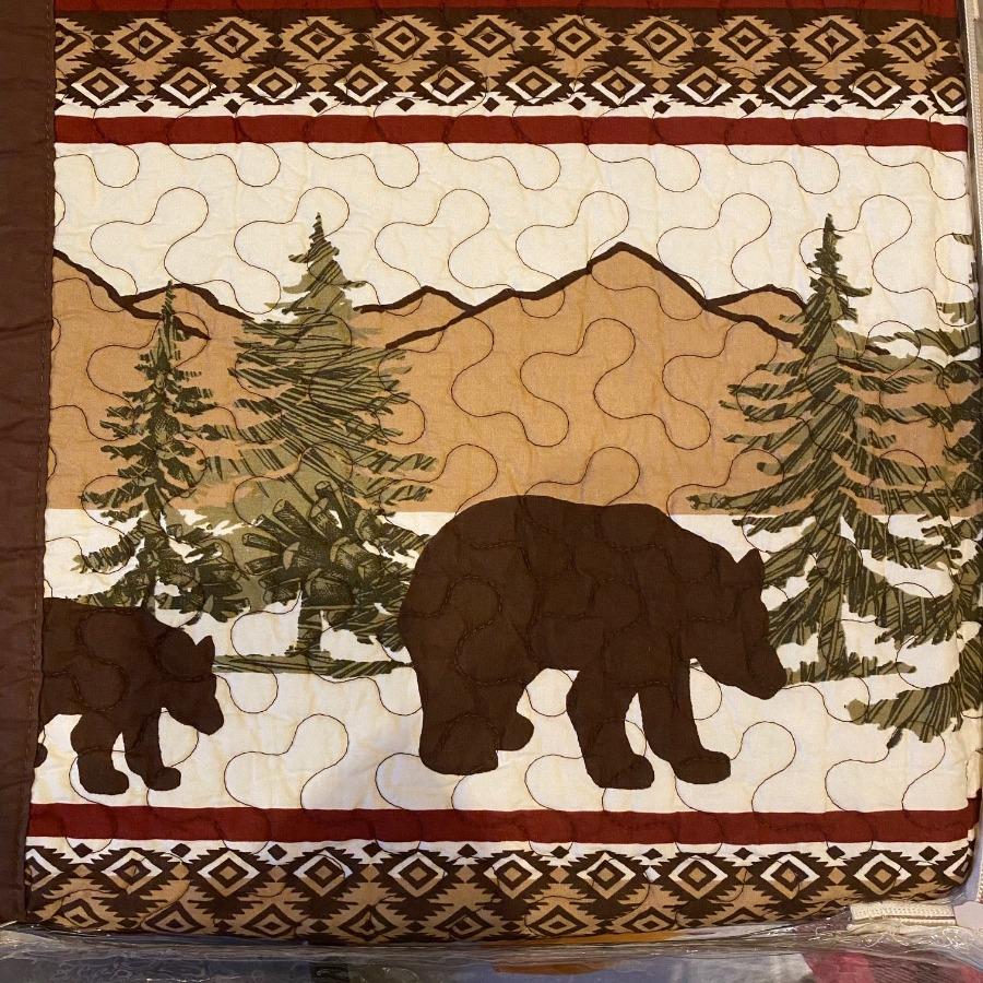 Bear Trails Reversible Quilt Set - Olde Glory