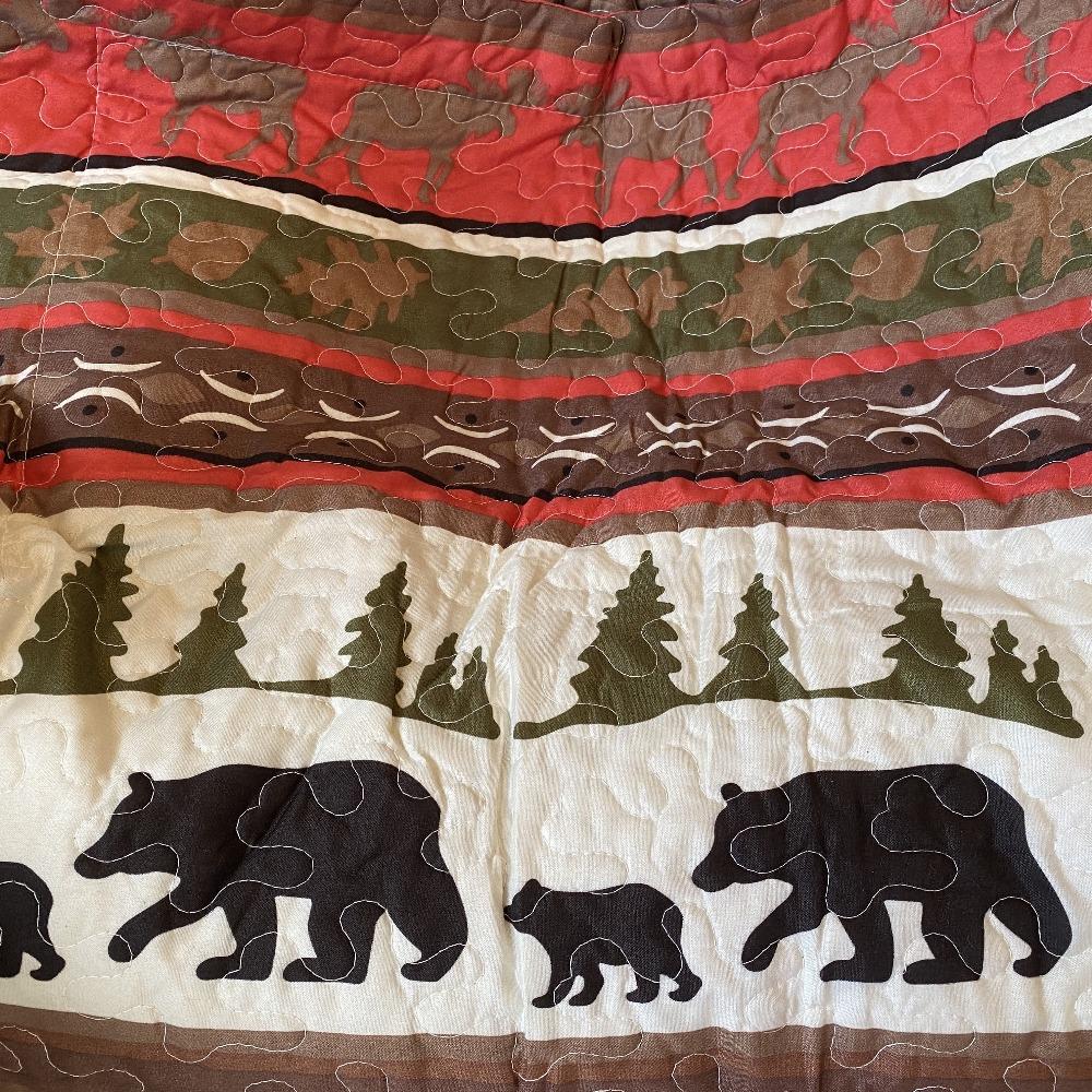 Cabin and Lodge Stripe Quilt Set - Olde Glory