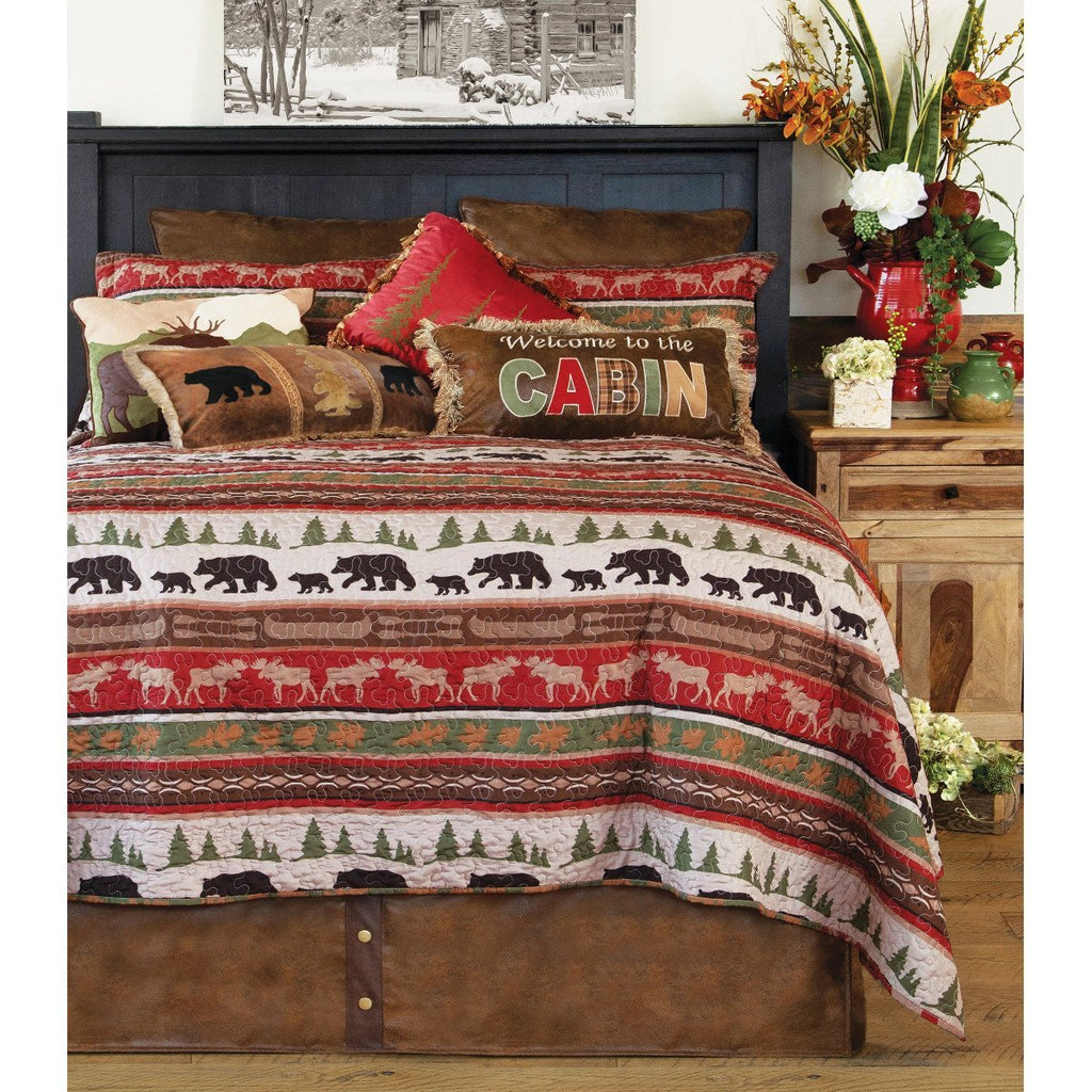 Cabin and Lodge Stripe Quilt Set - Olde Glory