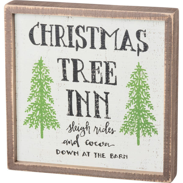 Christmas Tree Inn Framed Sign - Olde Glory