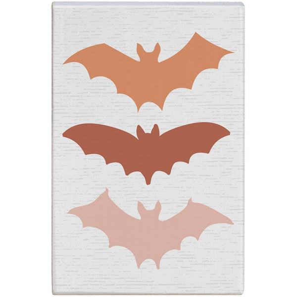Colourful Bats Block Sign - Olde Glory