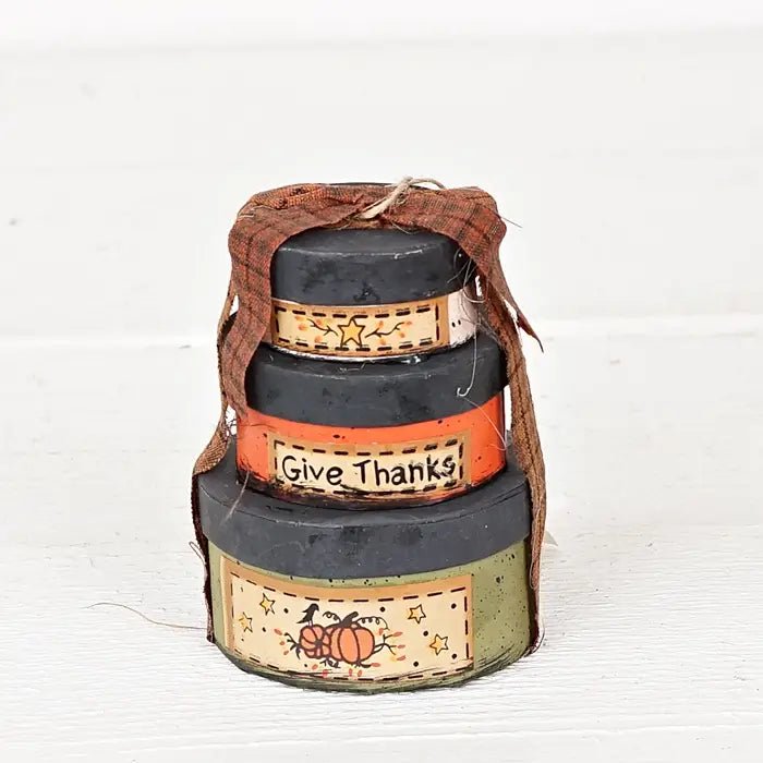 Country Harvest Shaker Boxes Ornament - Olde Glory