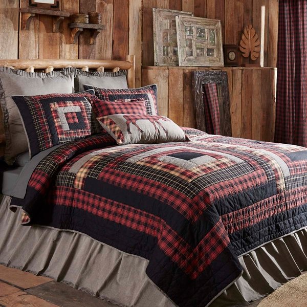 Cumberland Log Cabin Style Quilt - Olde Glory
