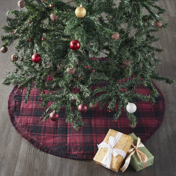 Cumberland Plaid Christmas Tree Skirt - Olde Glory